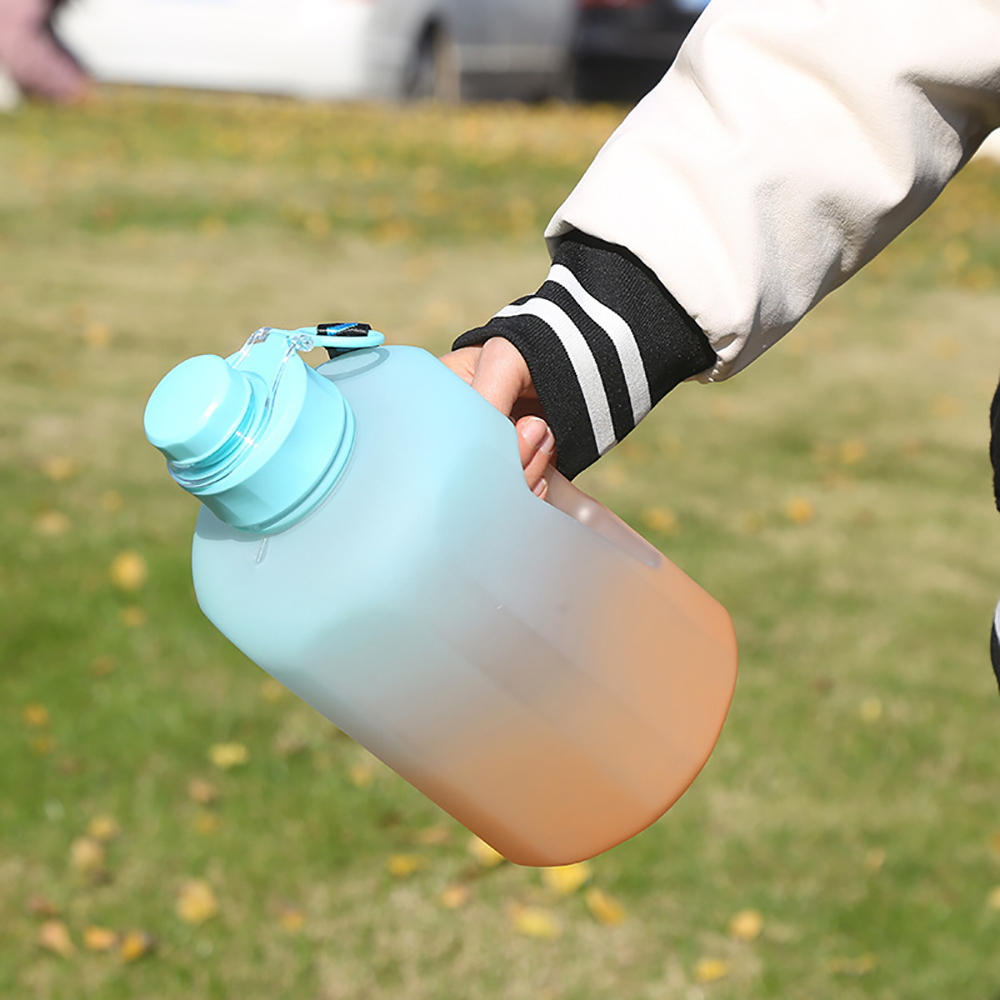 2.2L Large Frosted Sports Water Bottle 4