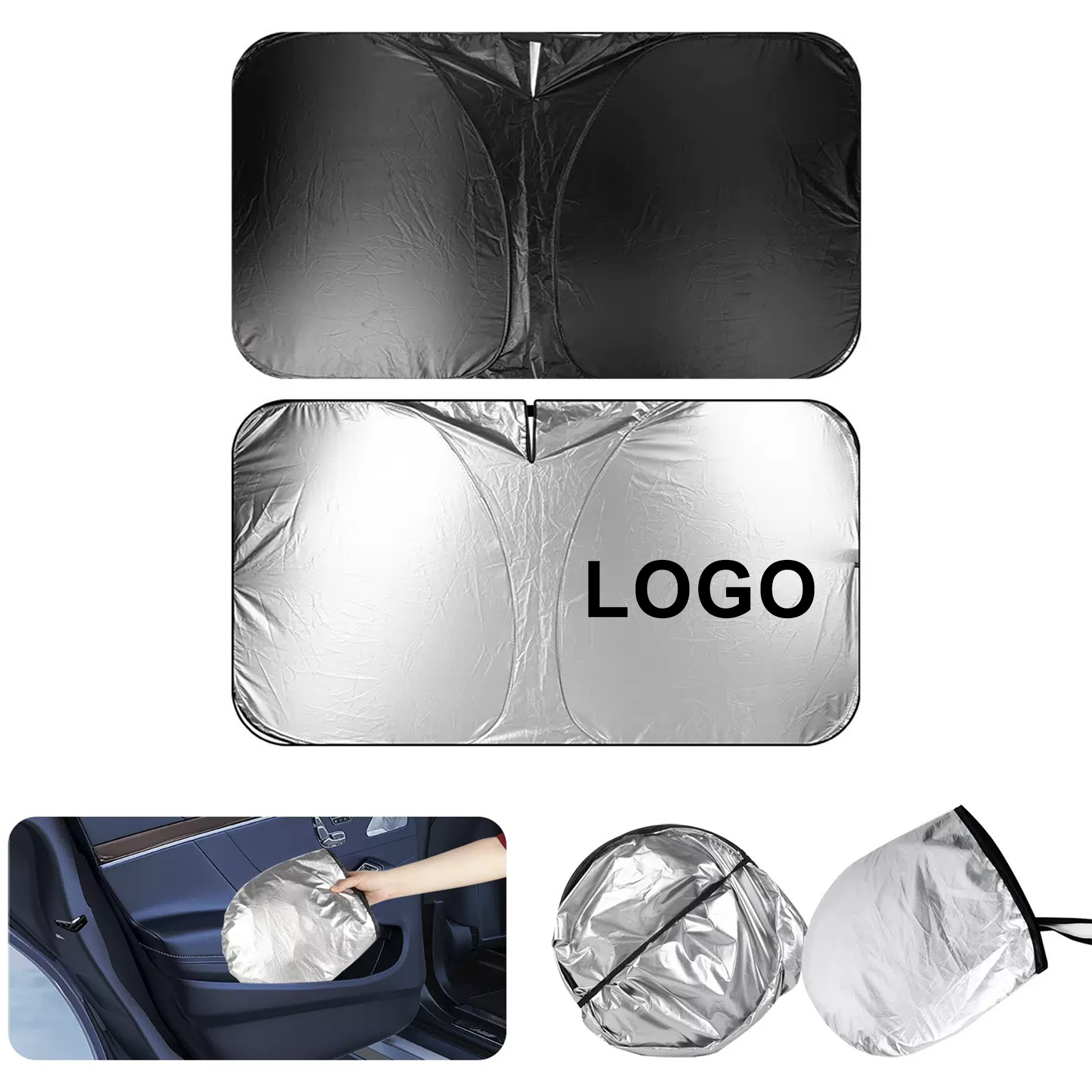 Folding Car Sun Visor 1