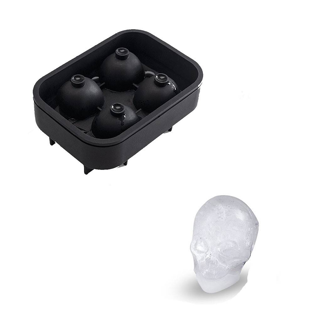 Silicone 3D Skull Ice Cube Mold Maker 2