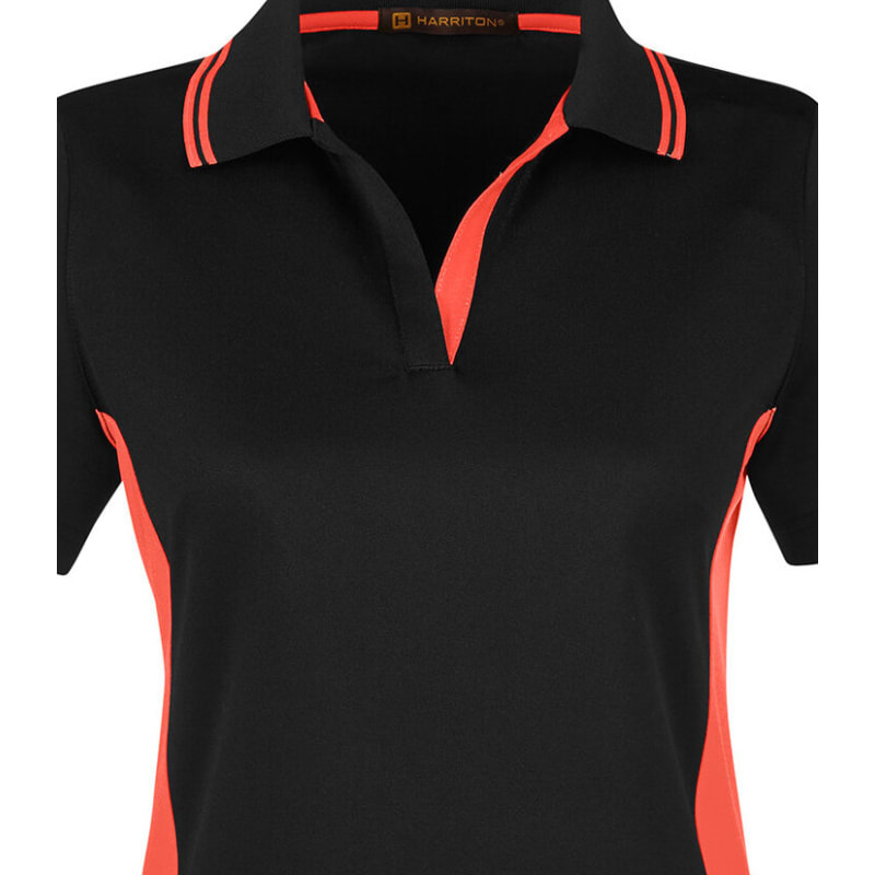 Harriton Ladies' Flash Snag Protection Plus IL Colorblock Polo 28