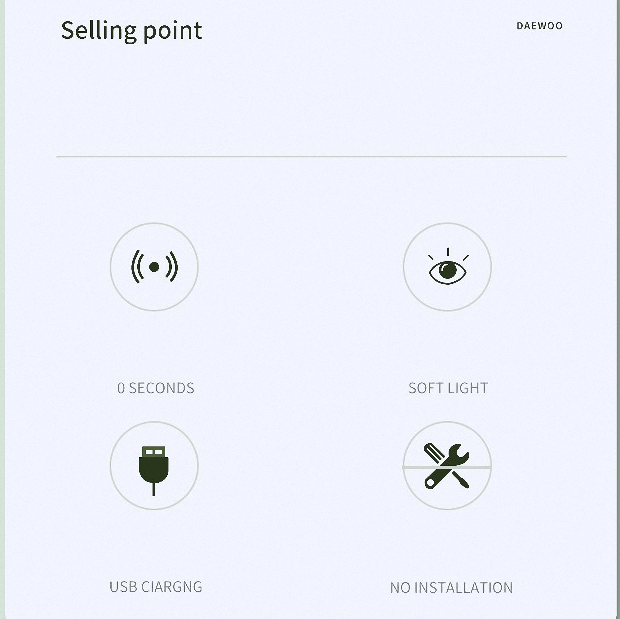 Wireless Rechargeable LED Night Light 4