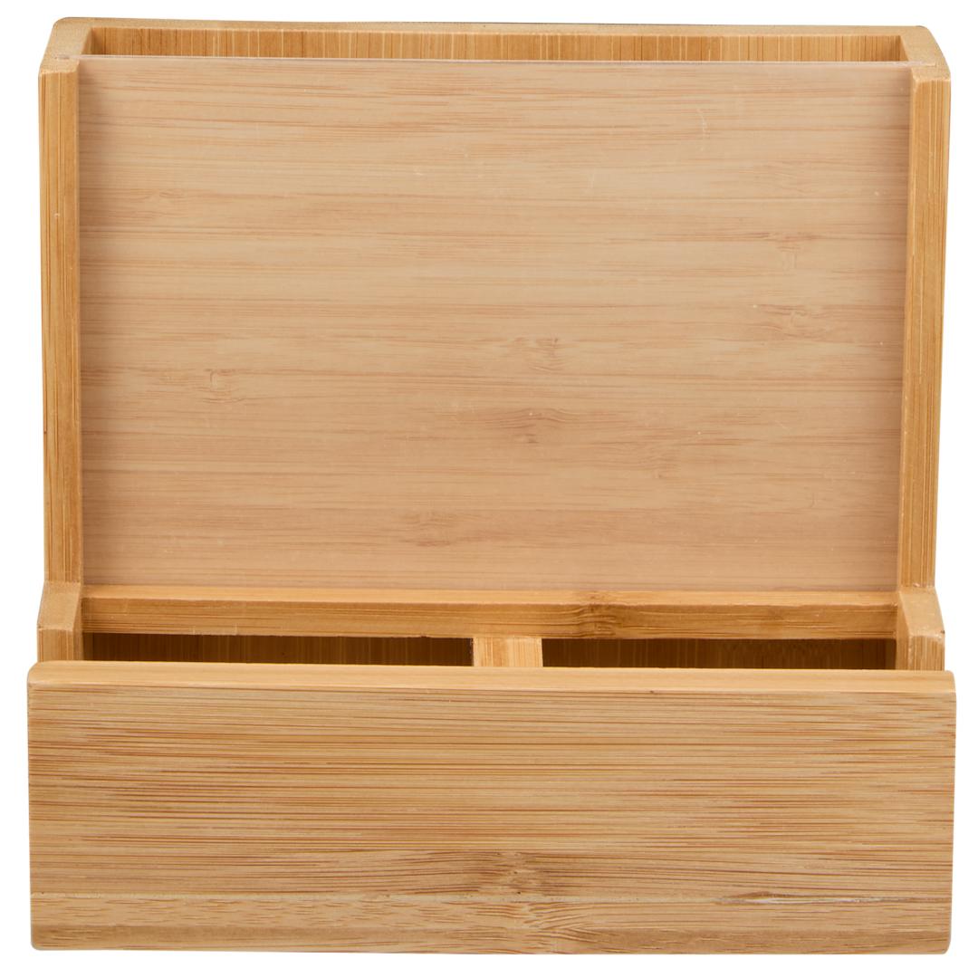 FSC® 100% Bamboo Photo Frame Desktop Organizer 25