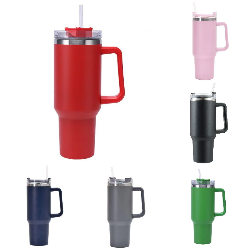 1000ML Tumbler with Lid and Straw 2