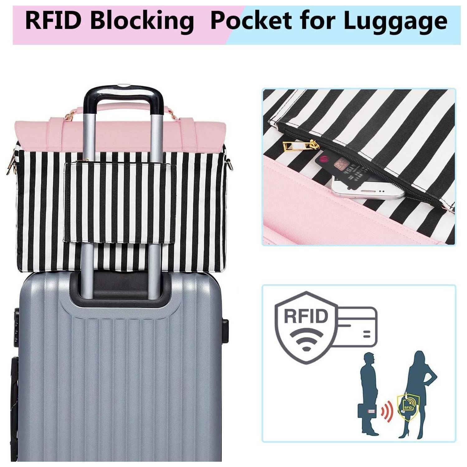 15.6" Waterproof PU leather Laptop Bag Briefcase 4