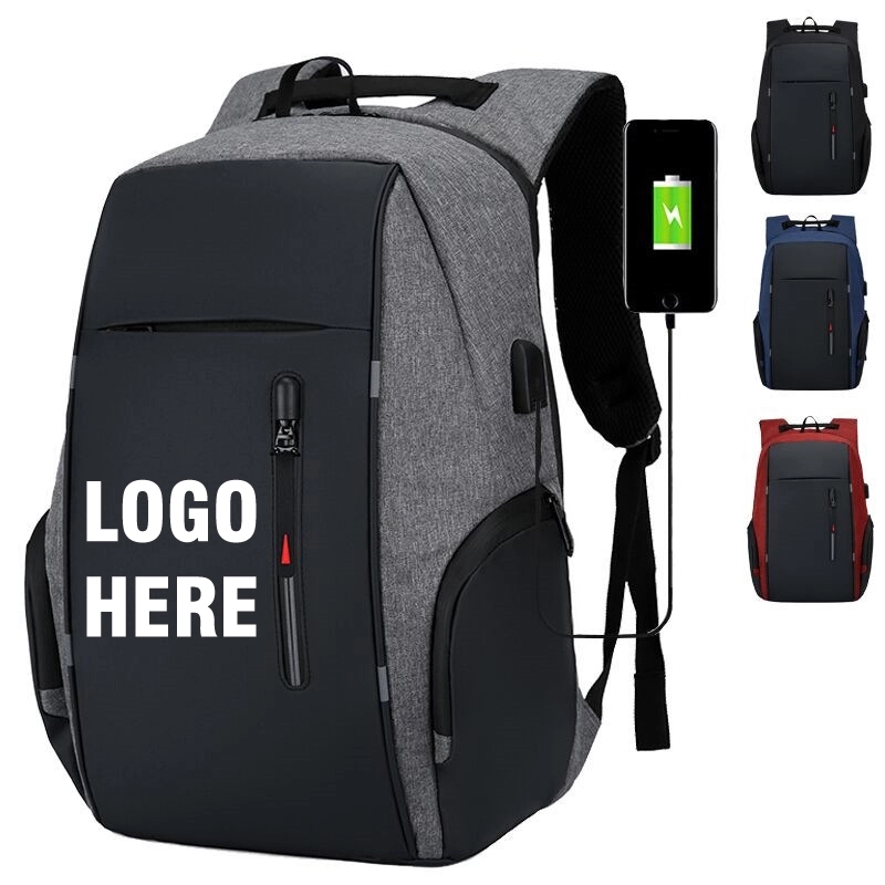 Custom Laptops Backpack with USB Charging Port 1