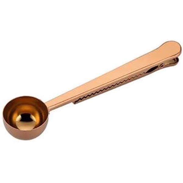 2-in-1 Stainless Steel Coffee Scoop Clip 2