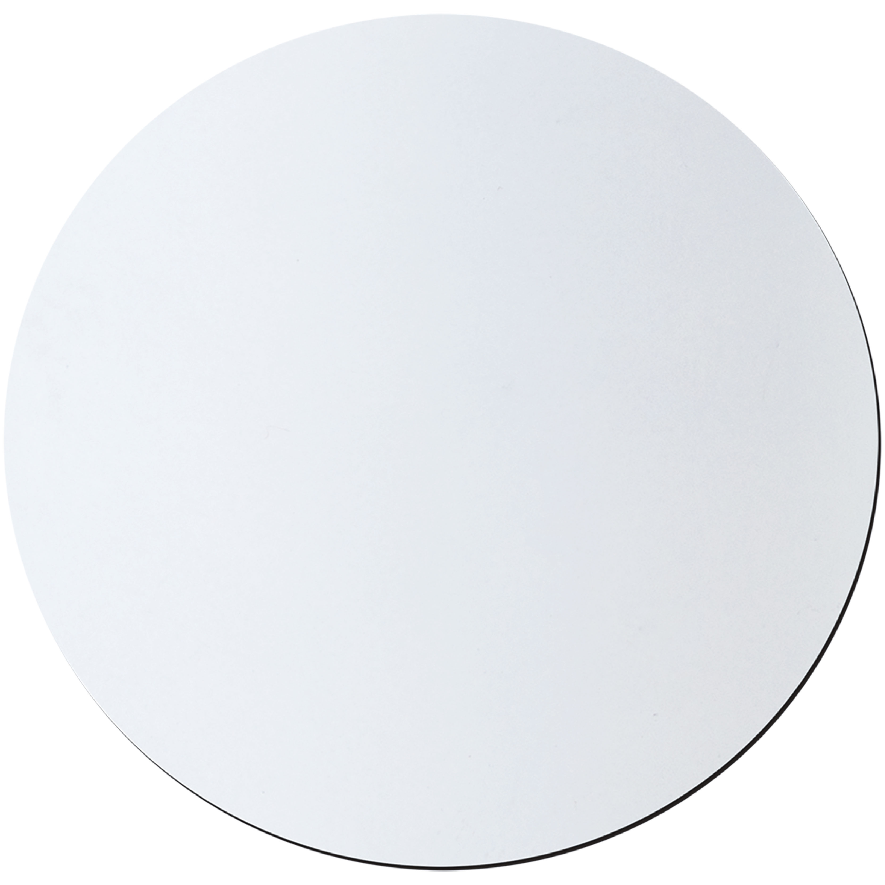 3" White Round Silicone Coaster 5