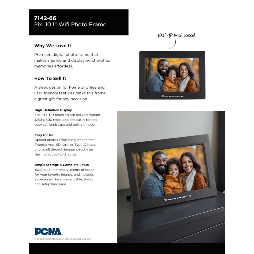 Pixi 10.1" Wifi Photo Frame 68