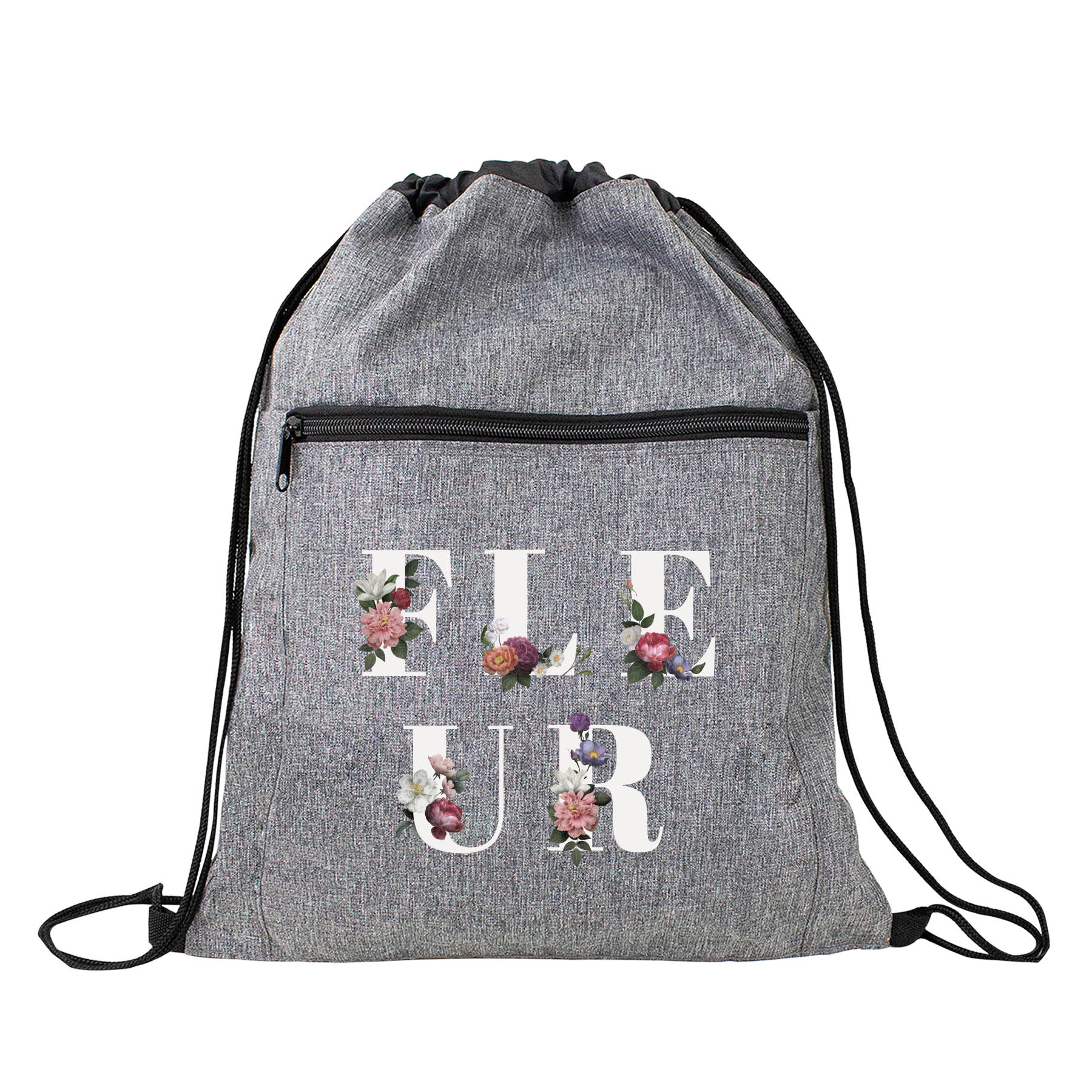 Heather Gray Drawstring Sportpacks 4
