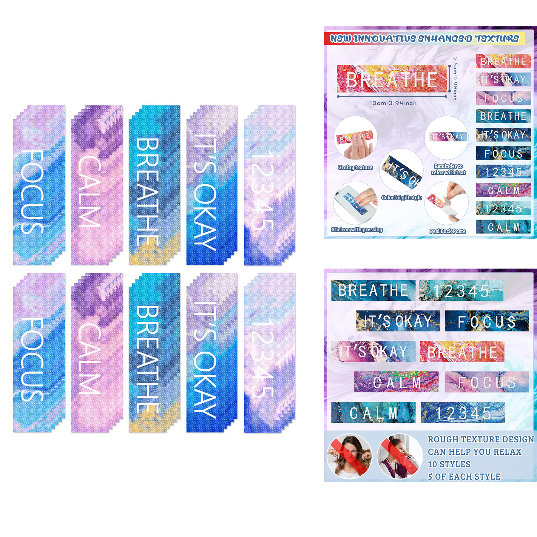 Calm Sticker Anxiety Sensory Strip
