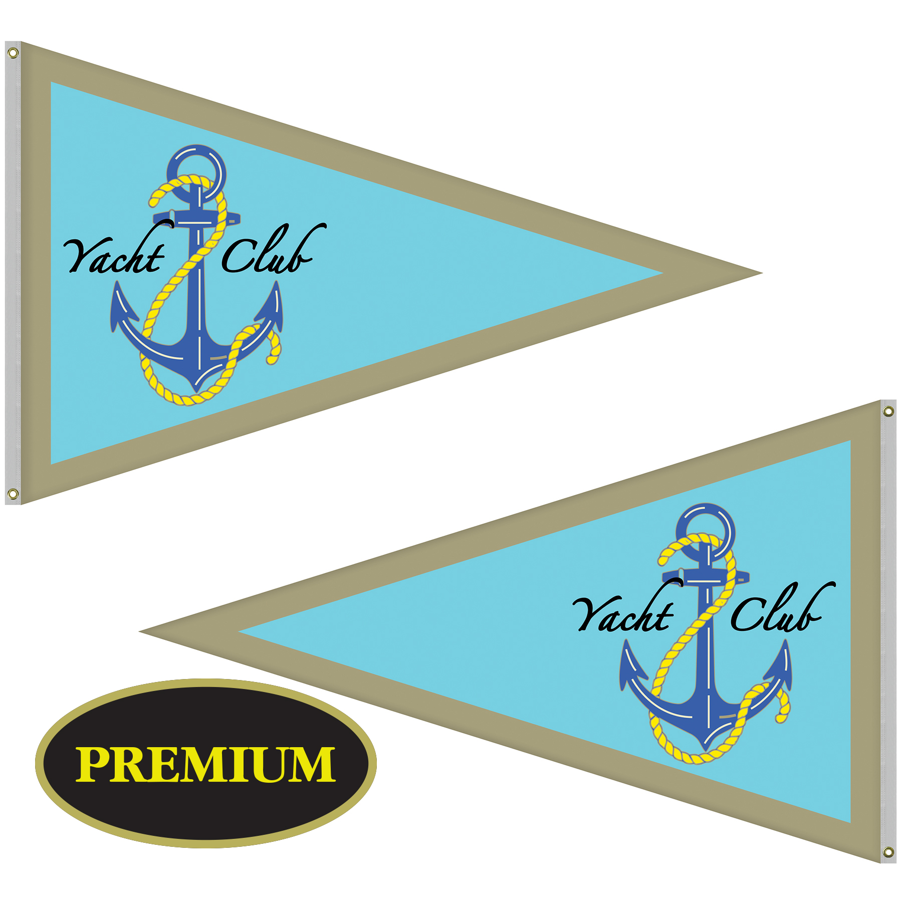 5' x 8' Double Sided Knit Polyester Pennant 8