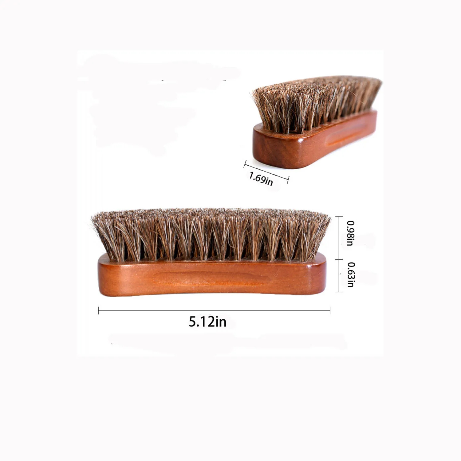 Wooden Shoe Brush Soft Hair 3