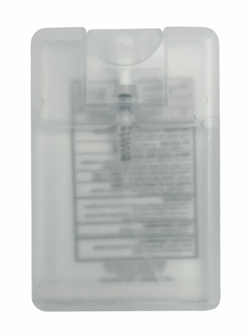 Custom labelled 0.66oz/20ml 75%  Credit Card  Hand Sanitizer 3