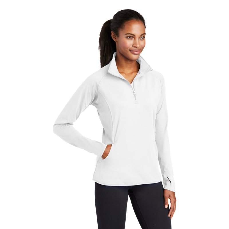 Sport-Tek Women's Sport-Wick Stretch 1/4-Zip Pullover. 61