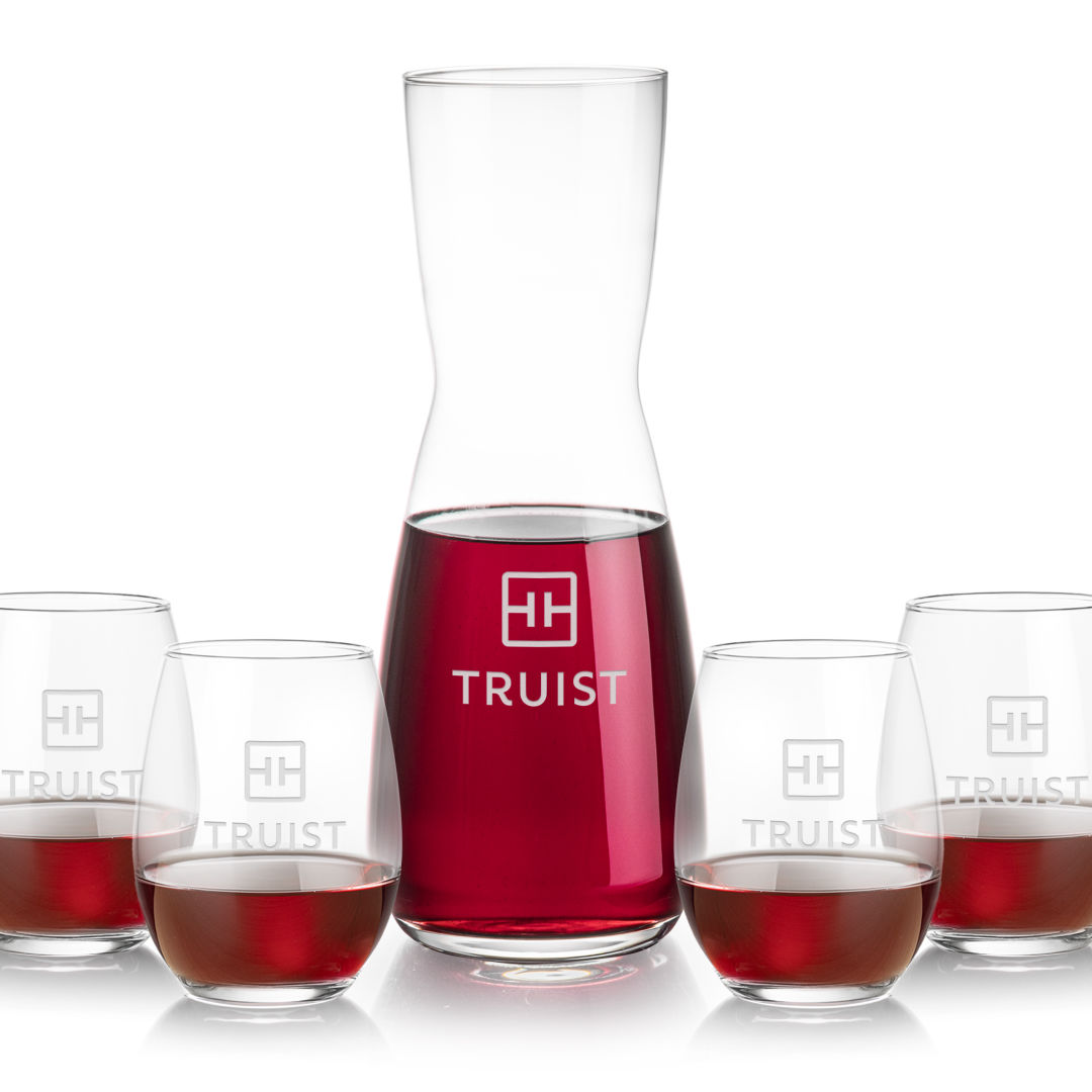 Mason Carafe & Stanford Stemless Wine 2