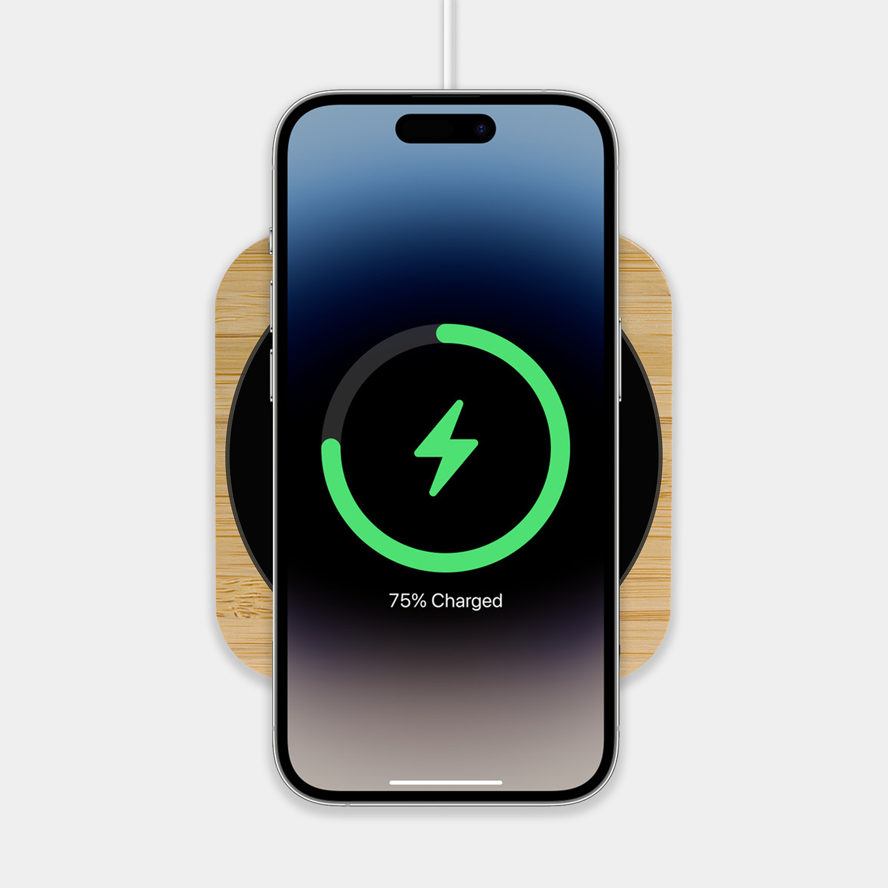 Aspen 15W Eco Bamboo Wireless Charger