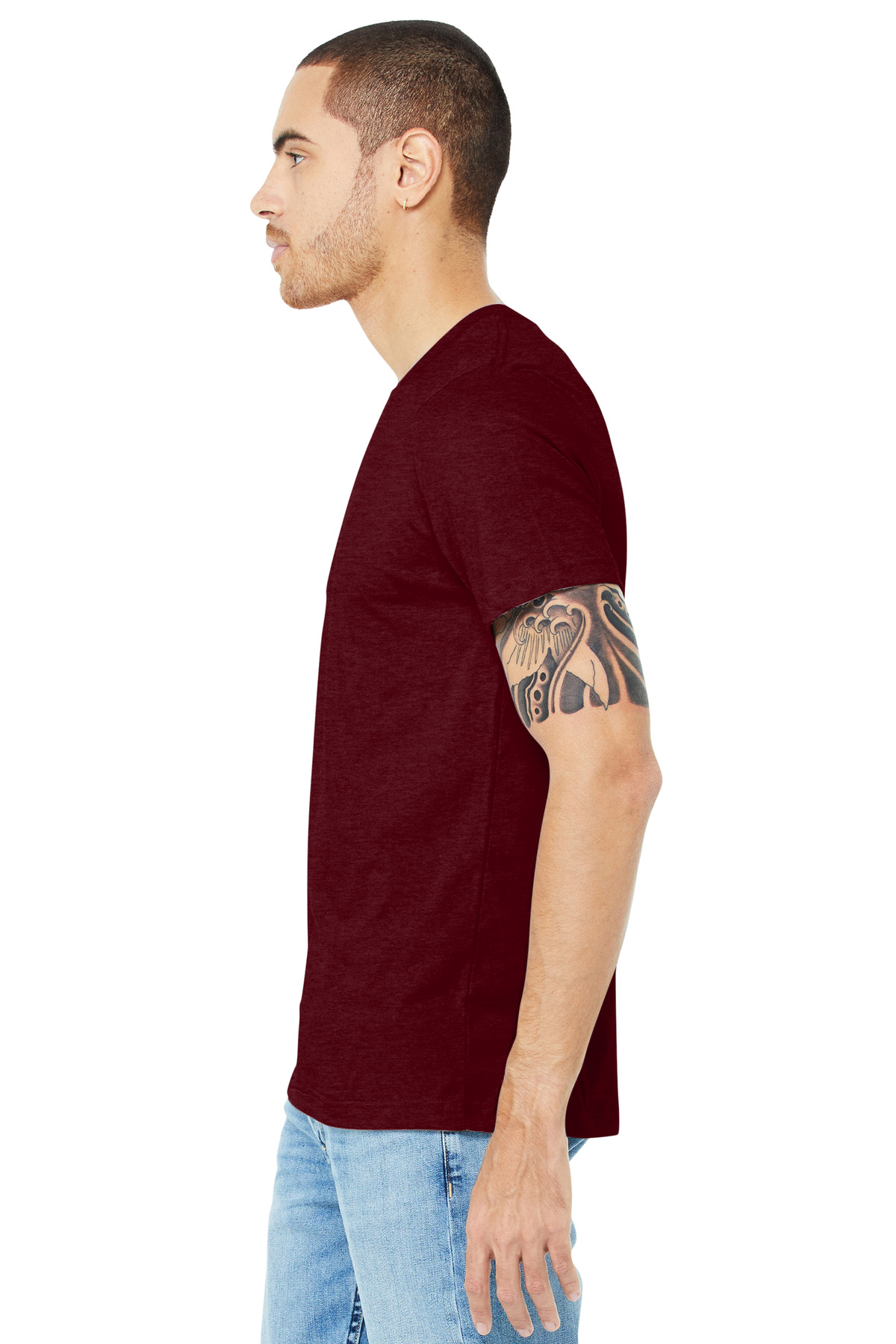 BELLA+CANVAS® Unisex Heather CVC Short Sleeve Tee 138