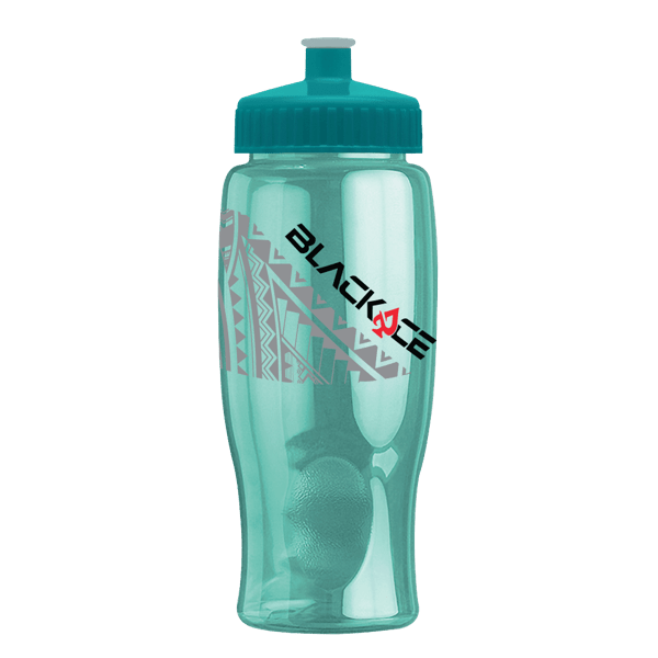 Rotation 27oz Transparent Contour Bottle w/Push-Pull Lid 4