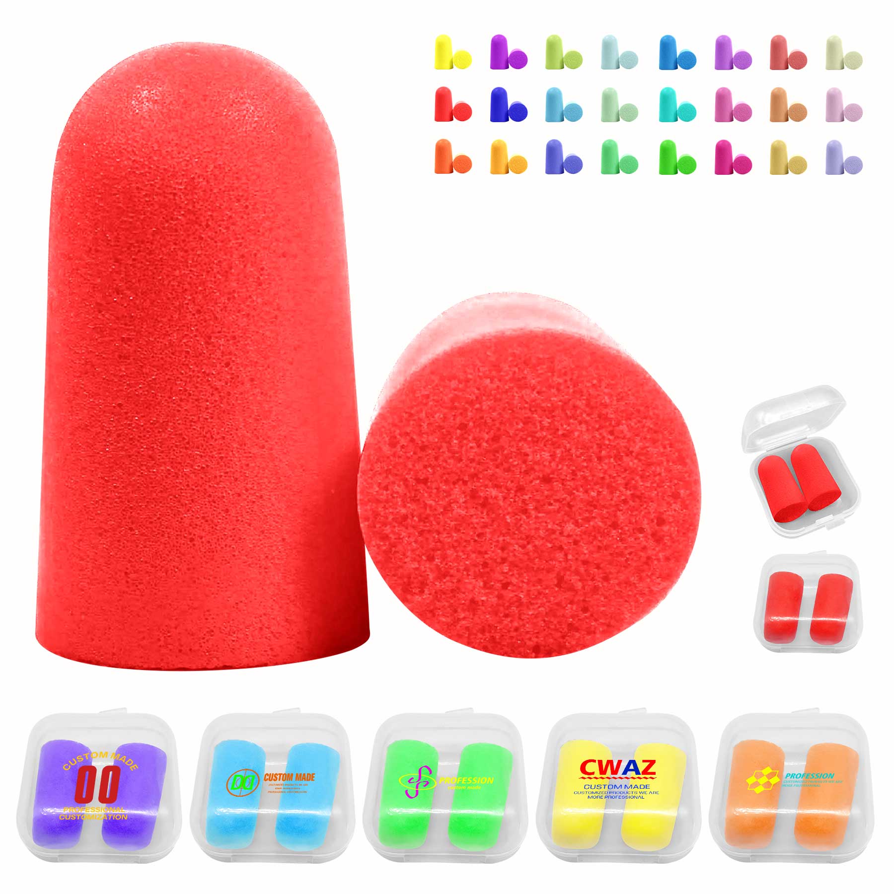 Earplugs in Square Case 1