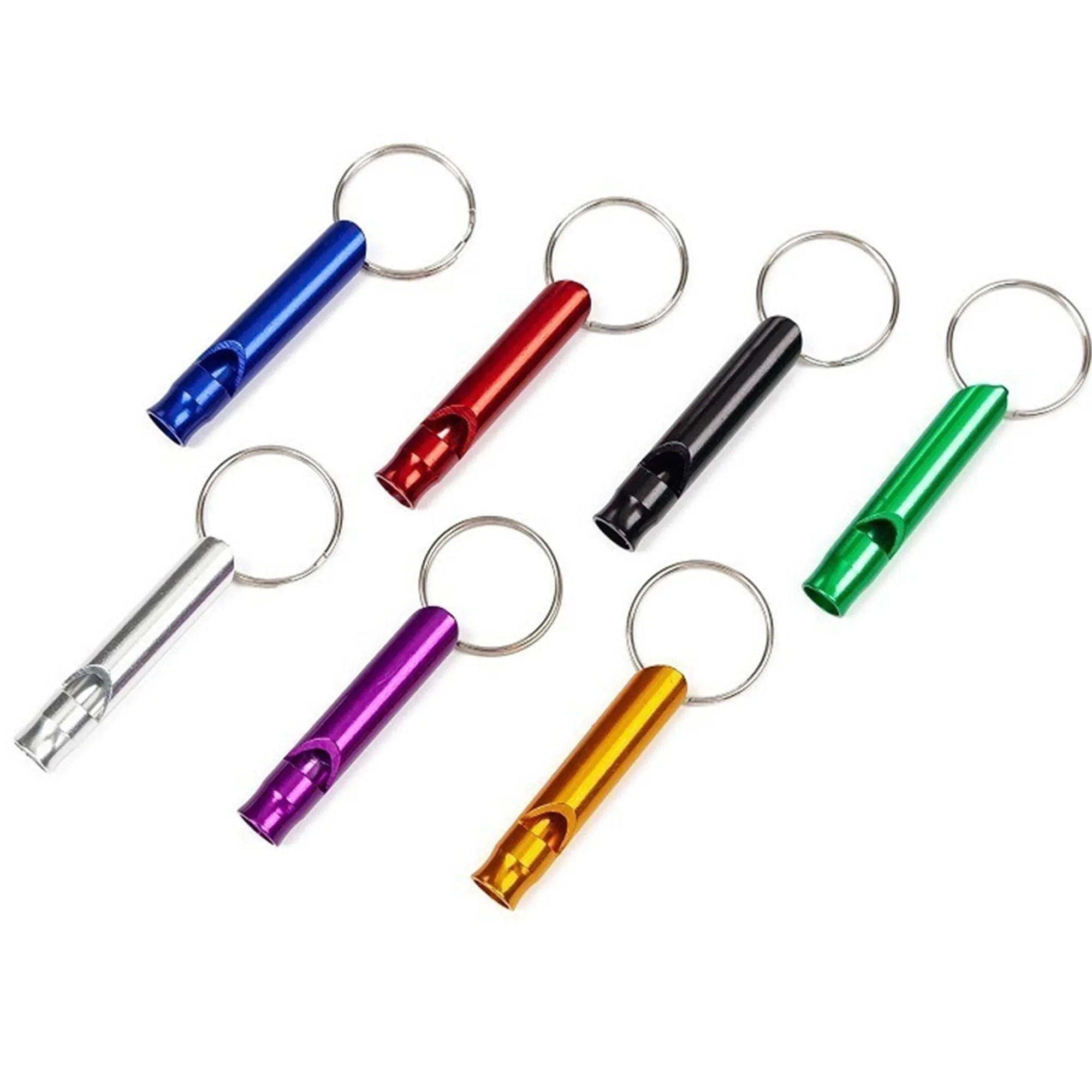 Metal Whistle Keychain With Lanyard 3