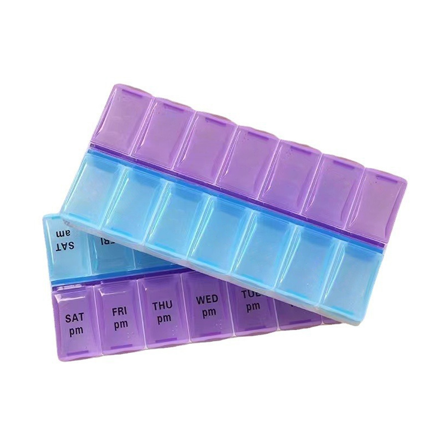 MOQ25 AM/PM 7 Days Pill Organizer Box 5