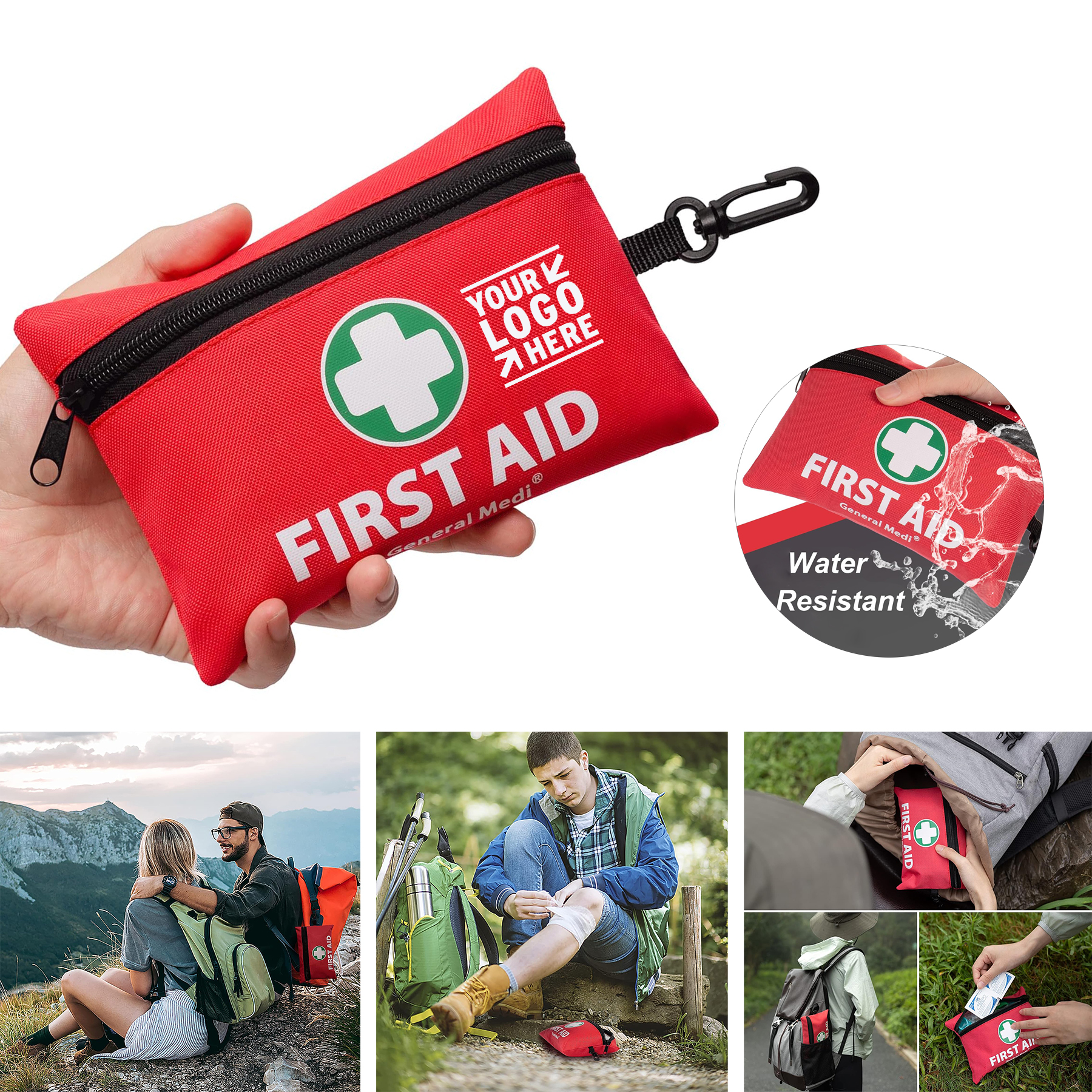 Travel Camping Medi Mini 110 Piece Small First Aid Kit Includes Emergency Foil Blanket Scissors  2