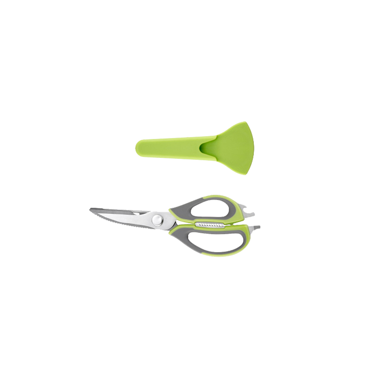 Multi Functional Kitchen Shears Fridge Scissors With Sleeve 2