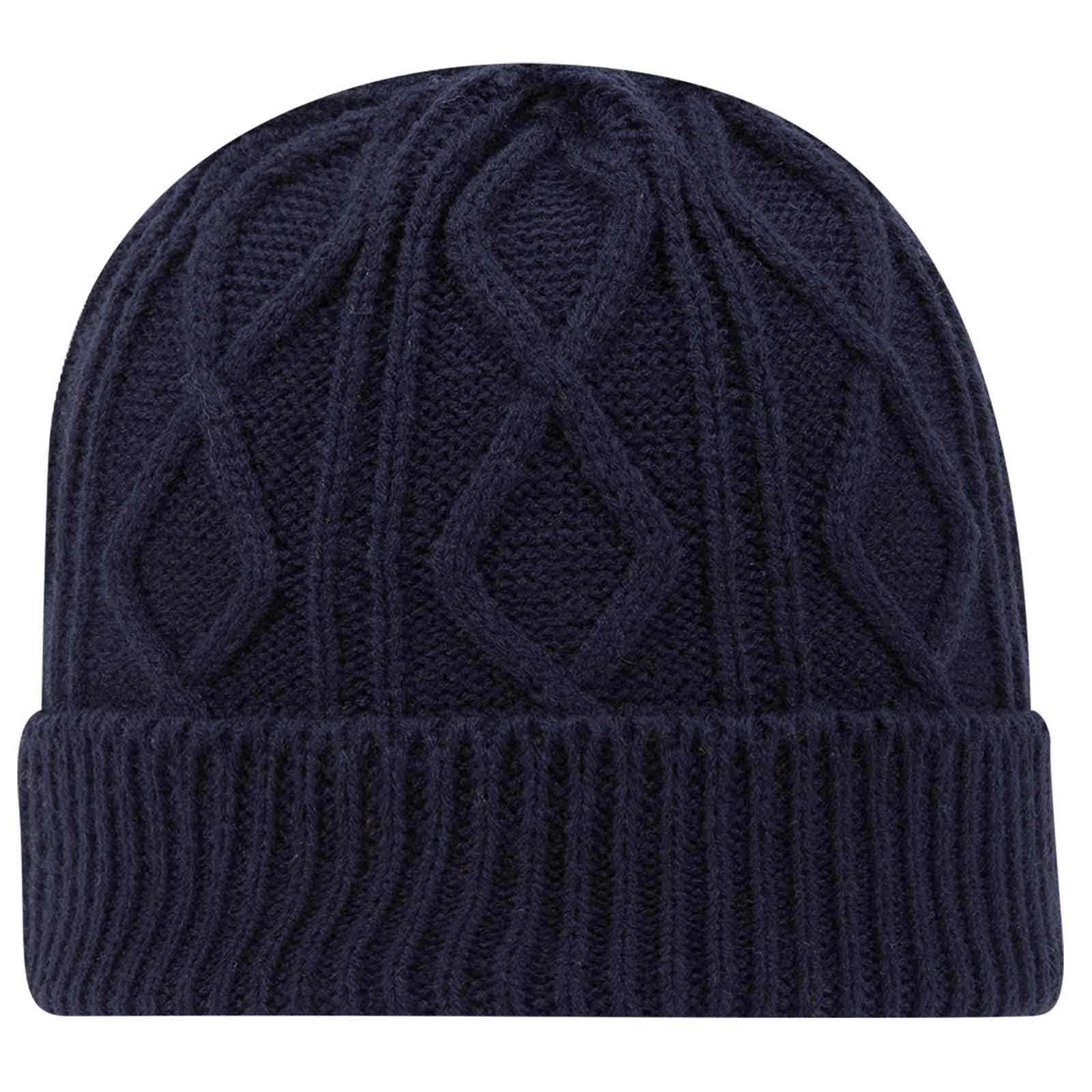 OTTO CAP® 12" Cable Knit Beanie w/ Rib Knit Cuff 5