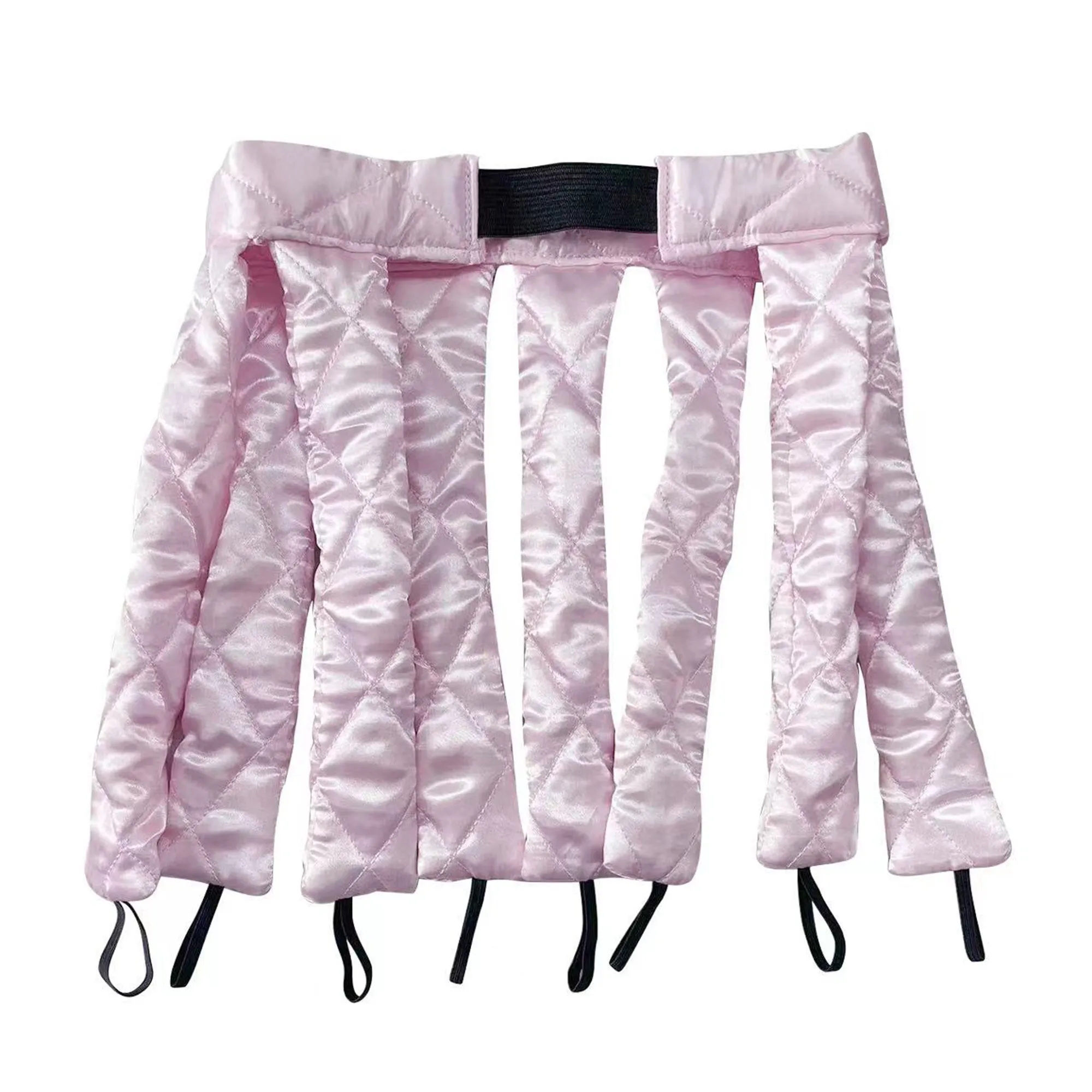 Soft Flannel Octopus Heatless Curler Headband 1