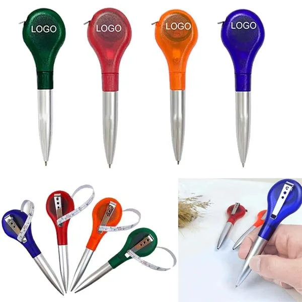 Retractable Tape Measure Ballpoint Pen 2