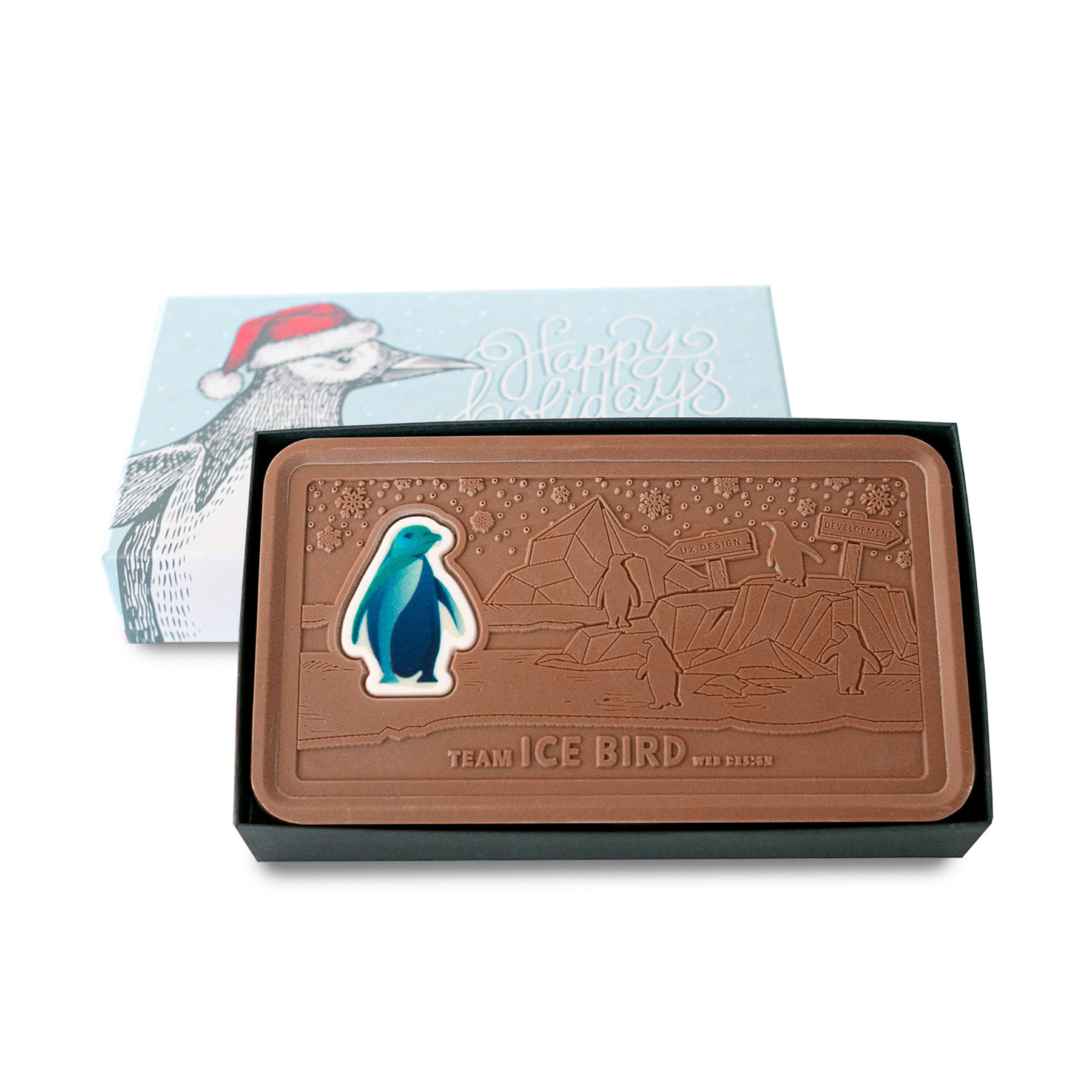 Mighty 8oz. Engraved Combo Chocolate Bar with Classic Custom Packaging