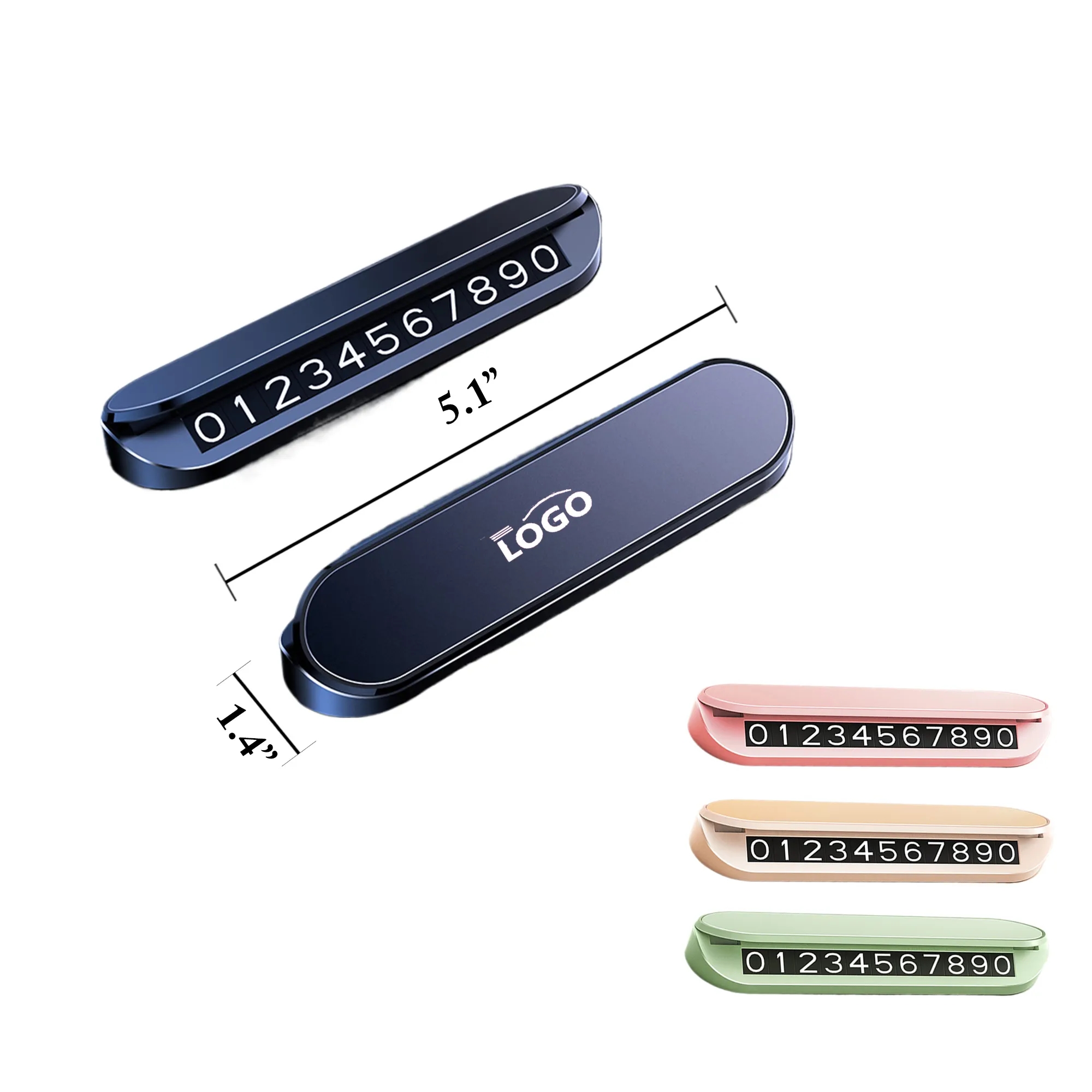 MOQ100 Car Temporary Parking Number Interior Decor 2