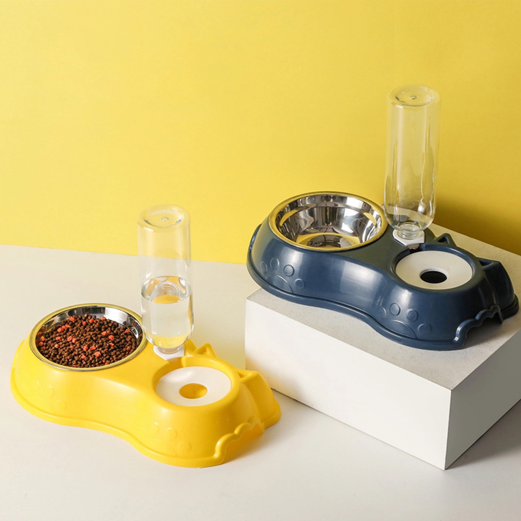 2 in 1 Food And Water Pet Bowls-Automatic Device 3