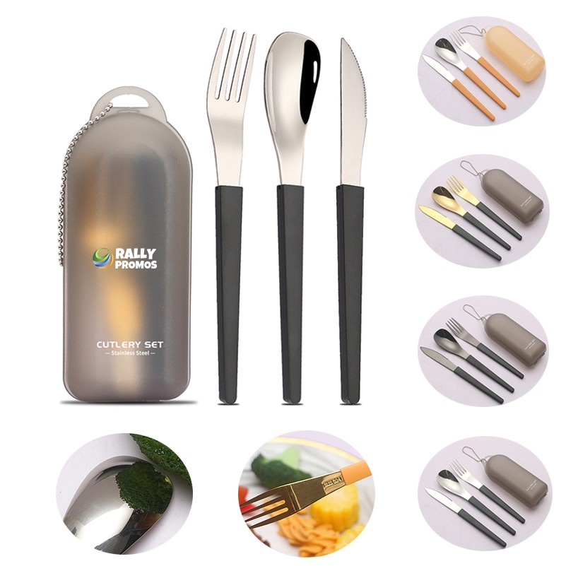 Foldable Stainless Steel Cutlery Set 1