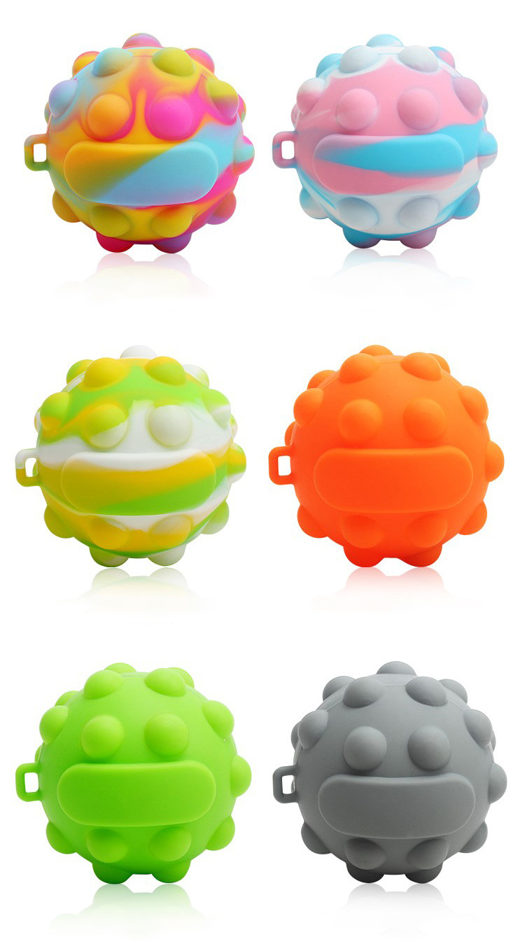 Custom Silicone Popper Stress Ball 1