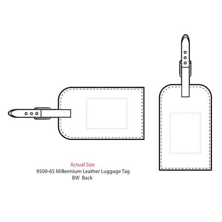 Millennium Leather Identification Tag 9