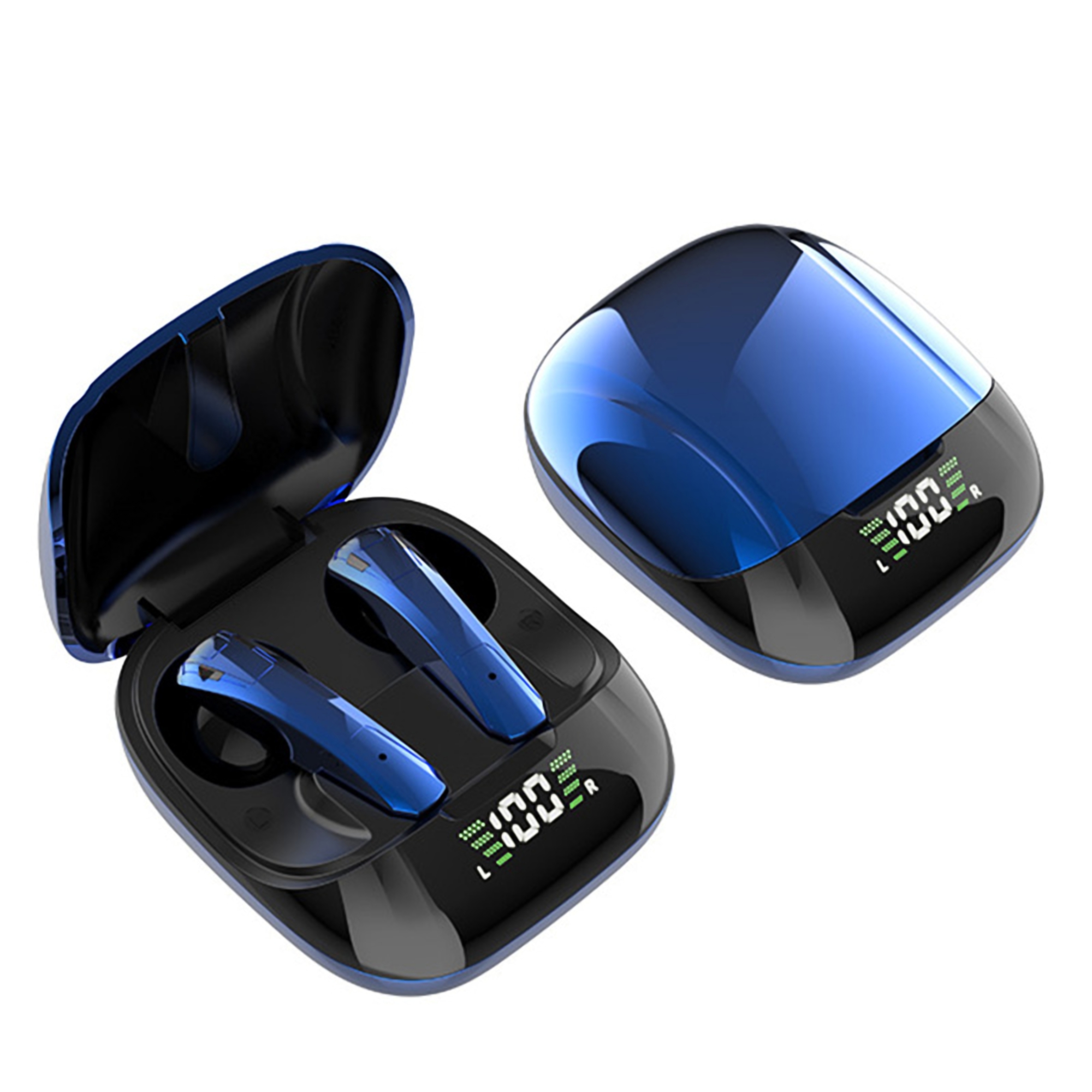 Bluetooth Wireless Earbuds w/Square Charging Case 4
