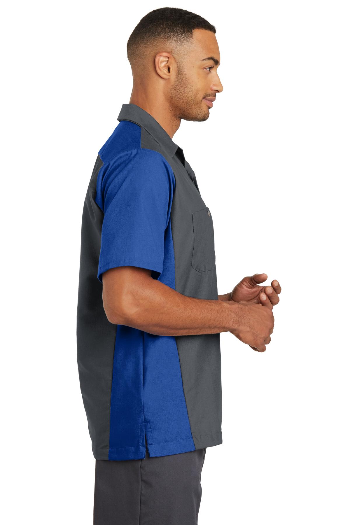 Red Kap Short Sleeve Ripstop Crew Shirt. SY20 19