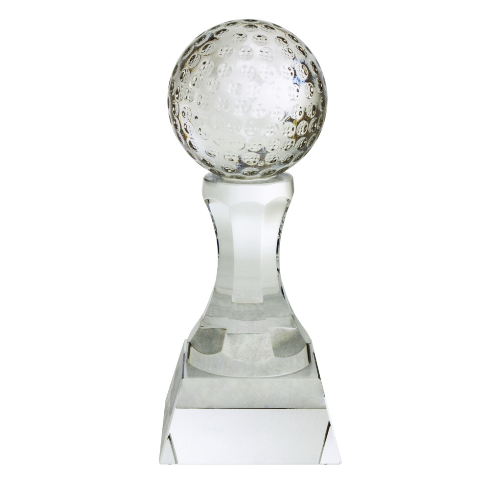 Crystal Golf Ball & Tee Award (Small)