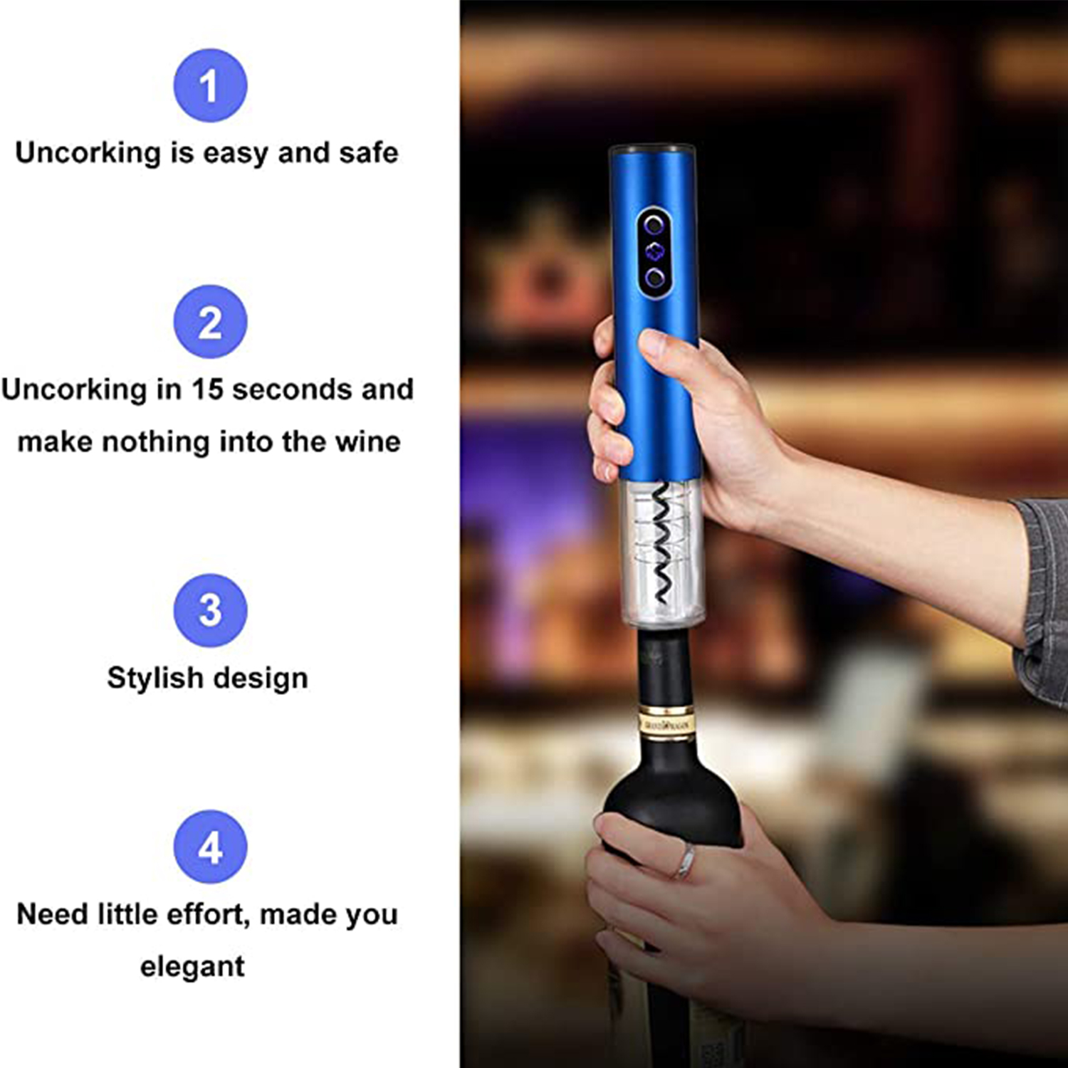 Automatic Electric Wine Opener 2