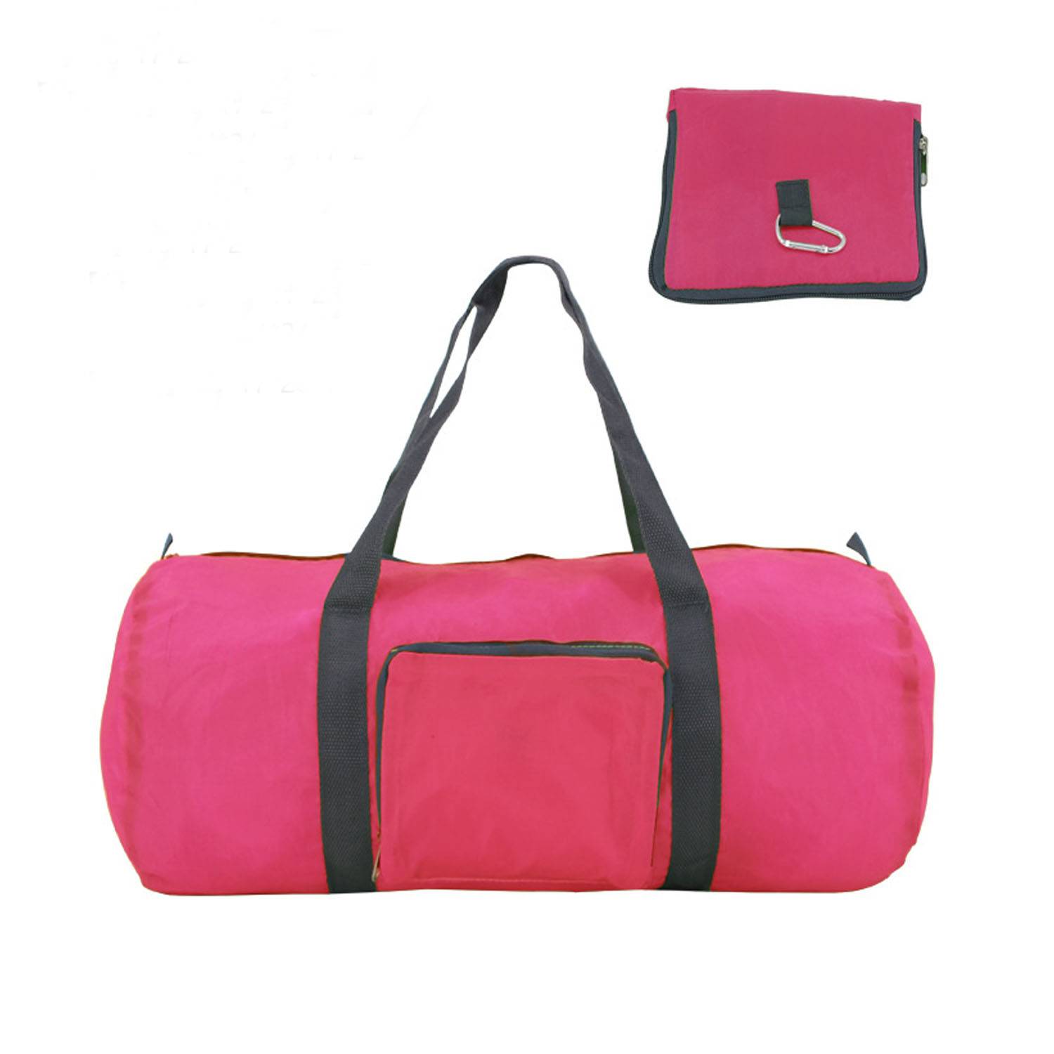 Foldable Polyester Duffle Bag w/ Carabiner 3