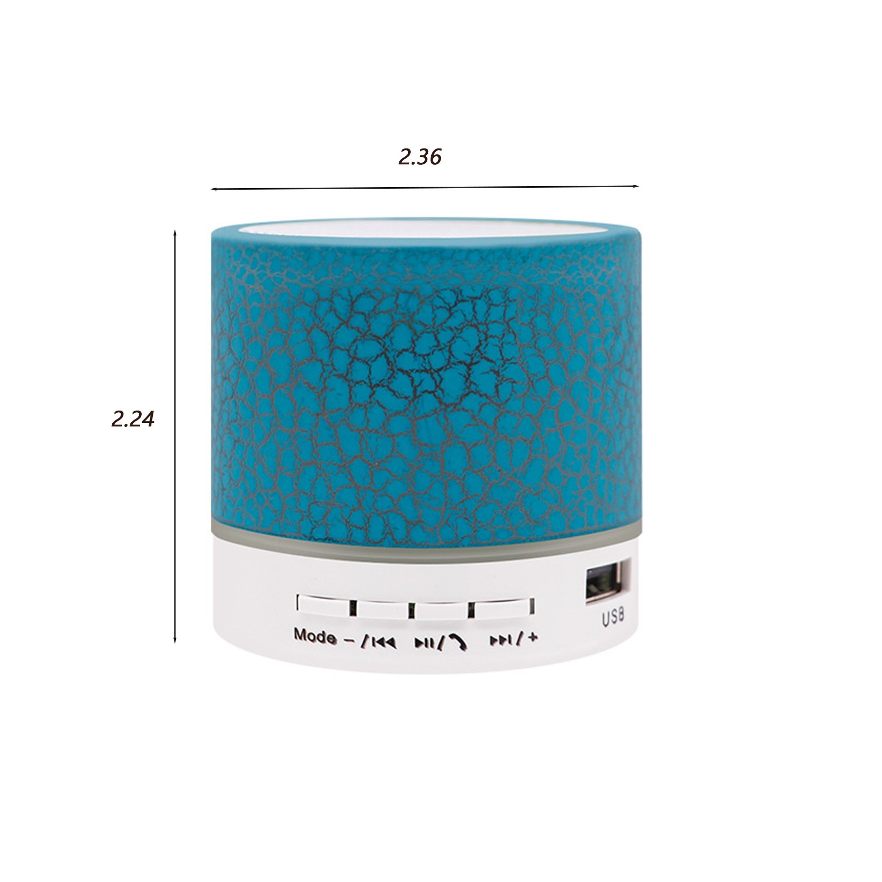 LED Emitting Bluetooth Wireless Card Insertion Sound System 6