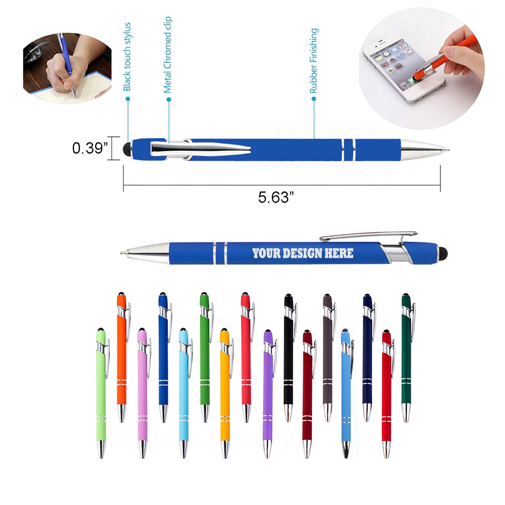 Stylus Ballpoint Pen MOQ 50PCS 4