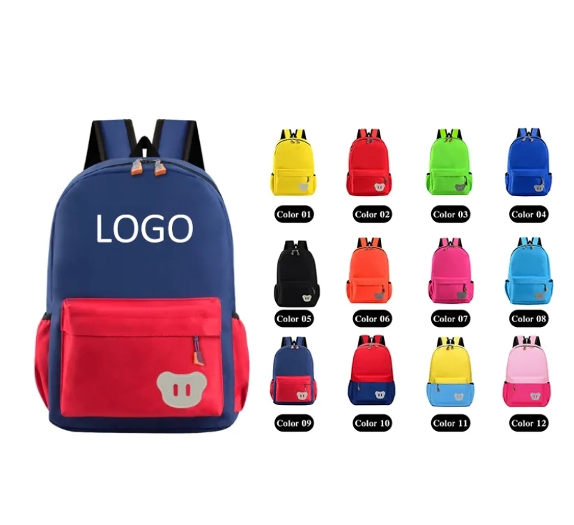 Custom Logo Kids Waterproof Backpack - Durable School Bag for Boys & Girls Bulk Order 3