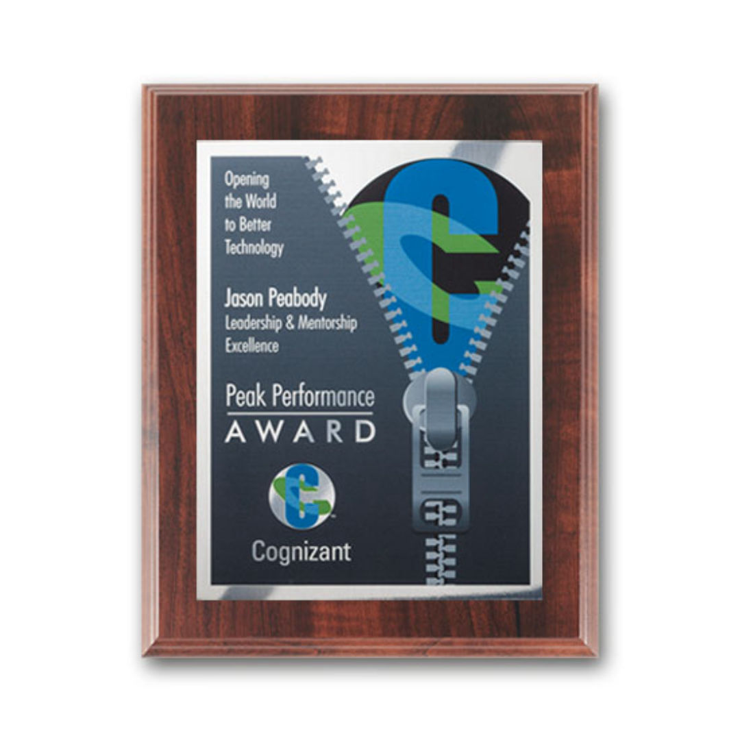 SpectraPrint™ Plaque - Walnut Silver 3