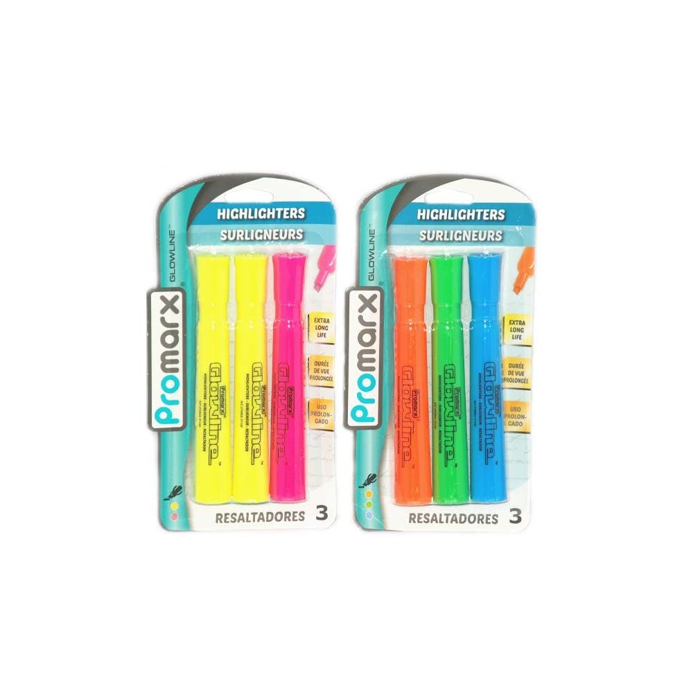 Highlighters - Assorted Chisel Tip 2