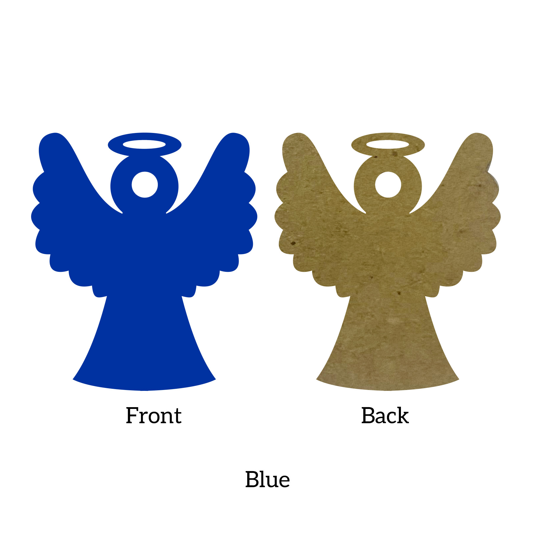 Free Shipping Solid Color Christmas Ornament - Angel 23