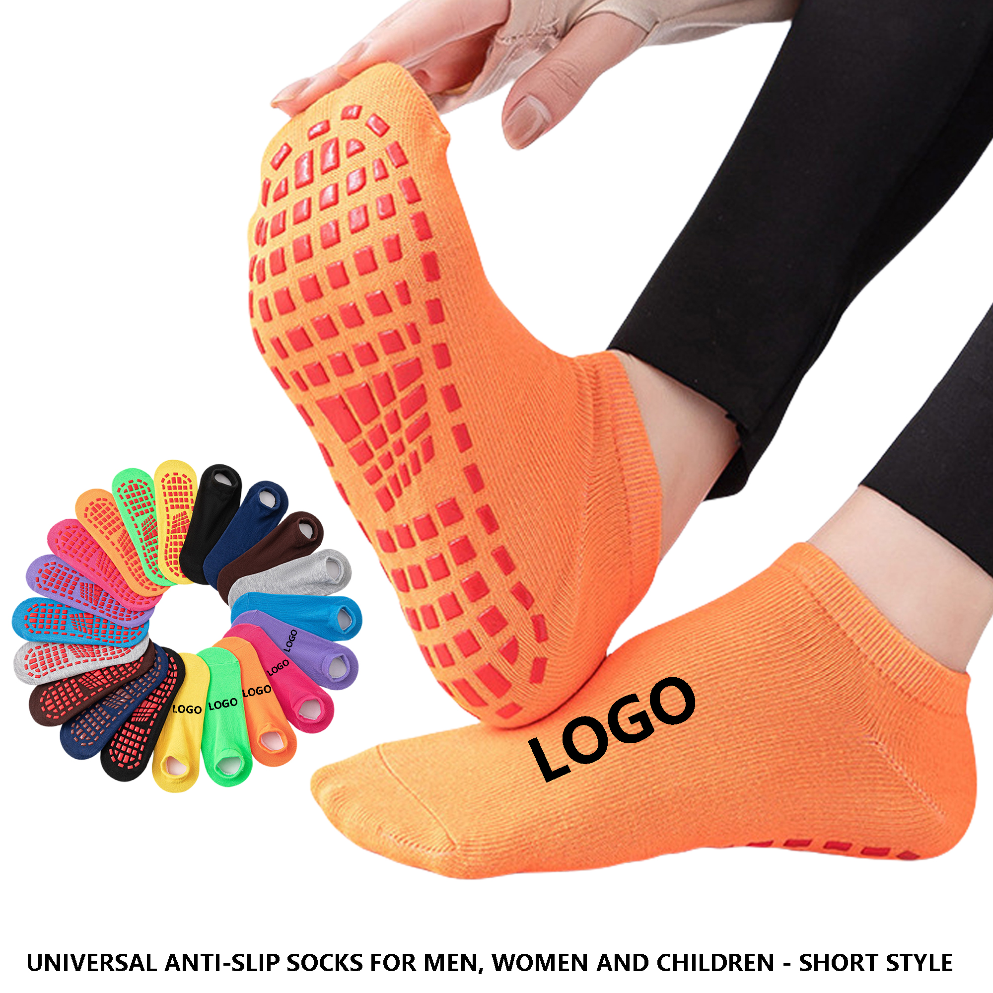 Anti - Slip Socks for Active Lifestyle - Ideal for Yoga, Playrooms & Hospitals 2