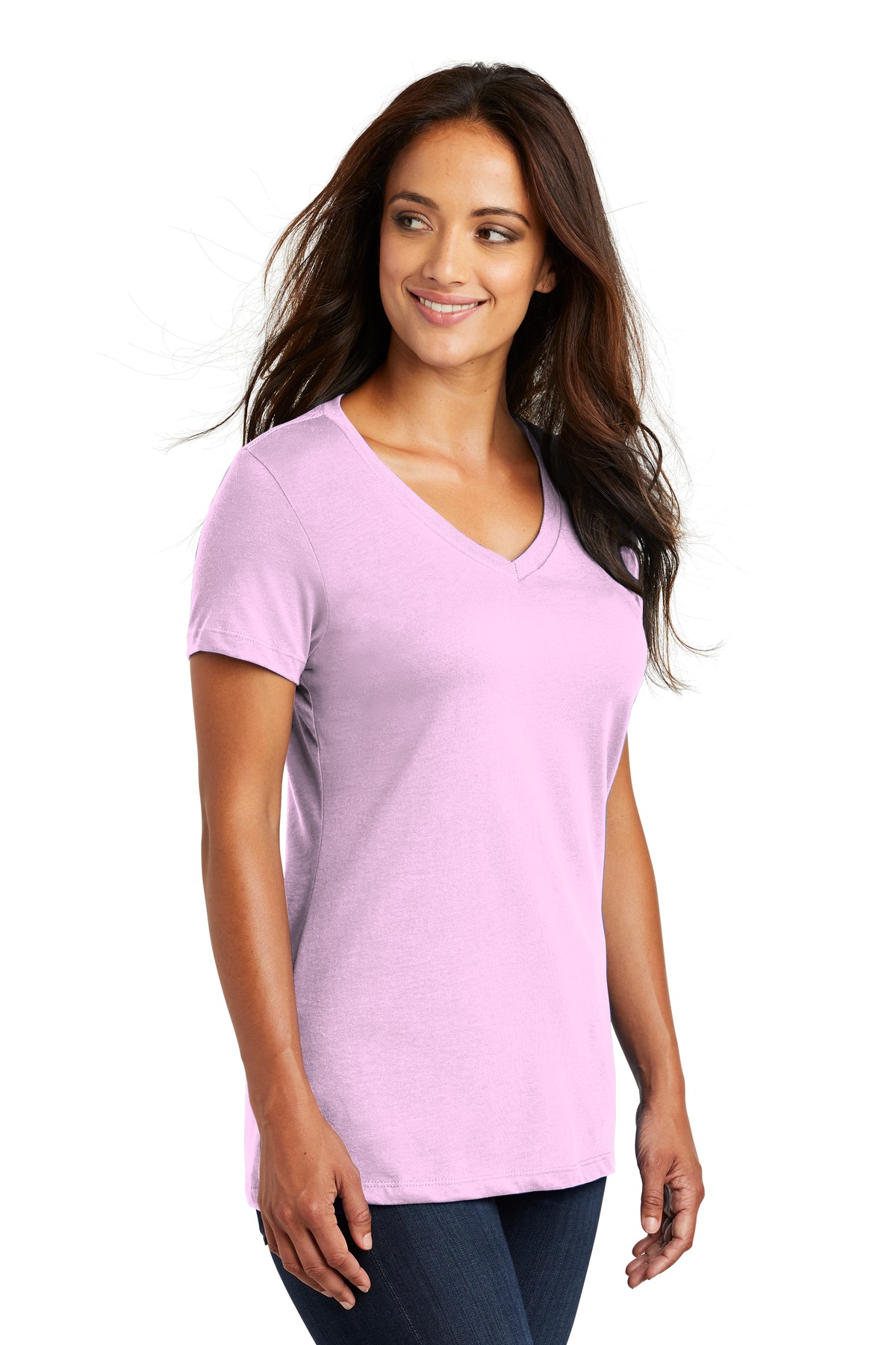 District® Women's Perfect Weight V-Neck Tee 91