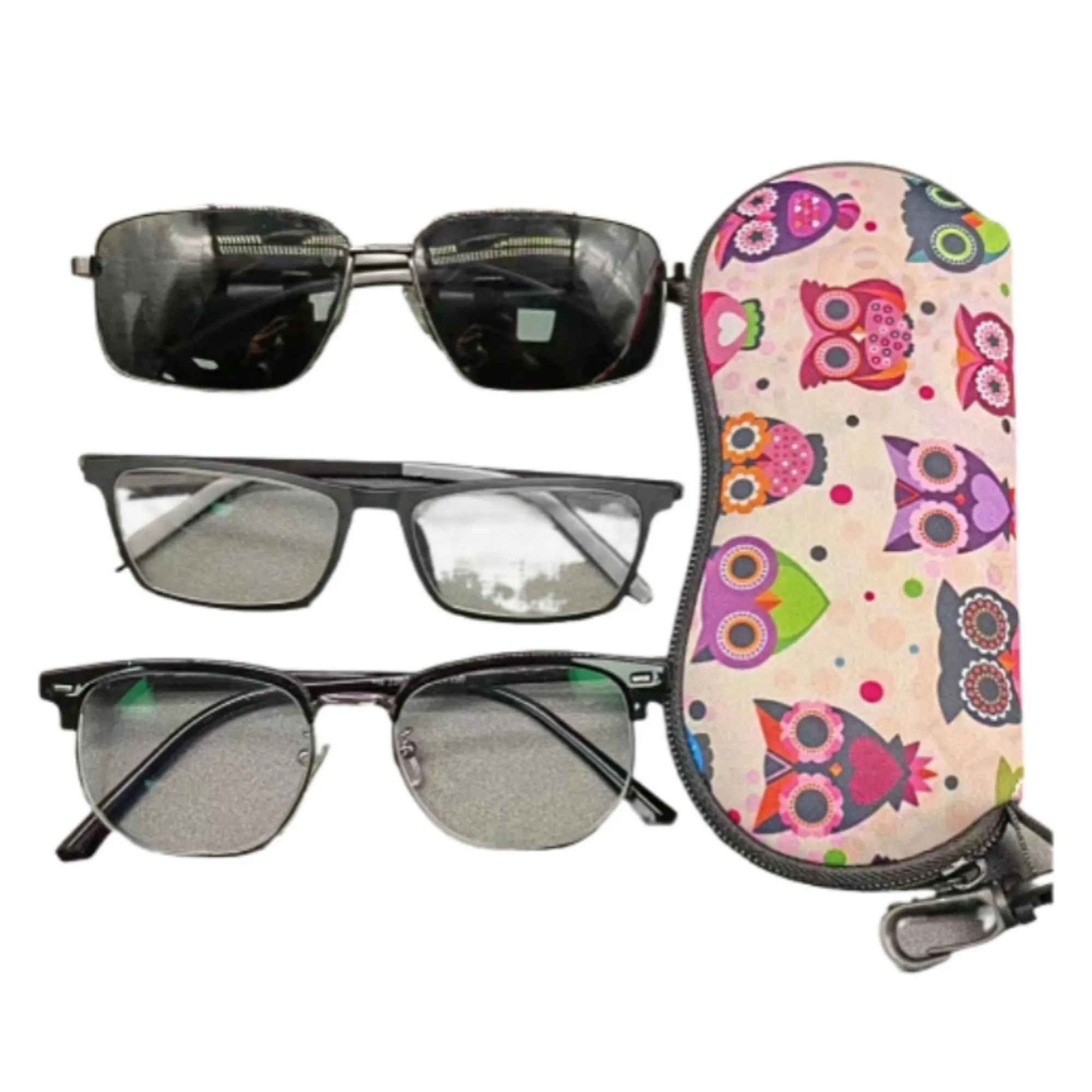 Soft Neoprene Sunglass Case Durable Portable 2
